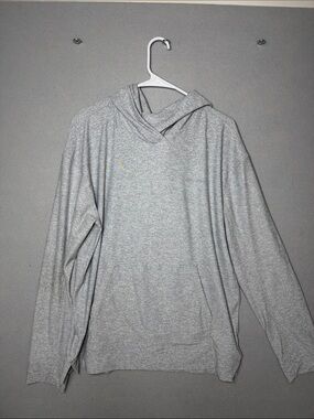 Outdoor Voices Heather Gray men’s  Crewneck Hoodie soft and lightweight